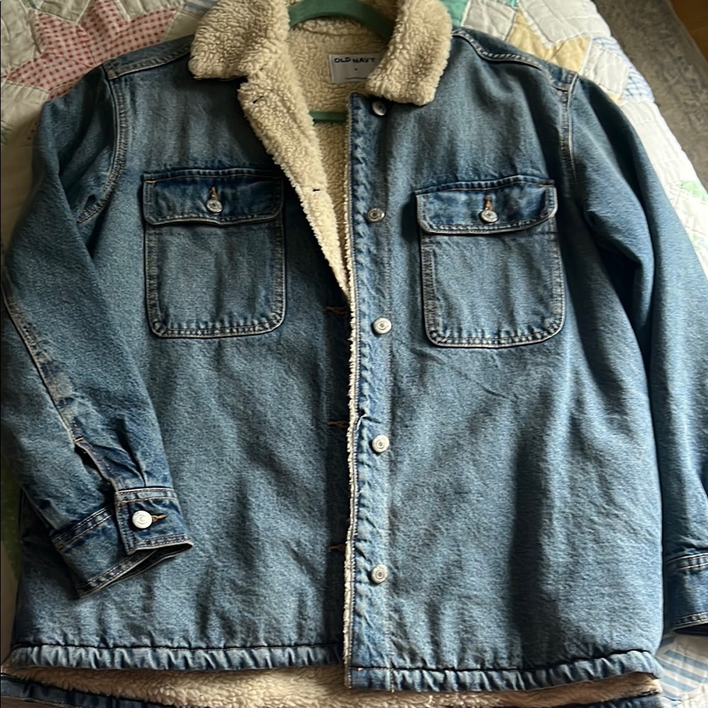 Old Navy Jean Jacket with Sherpa Lining